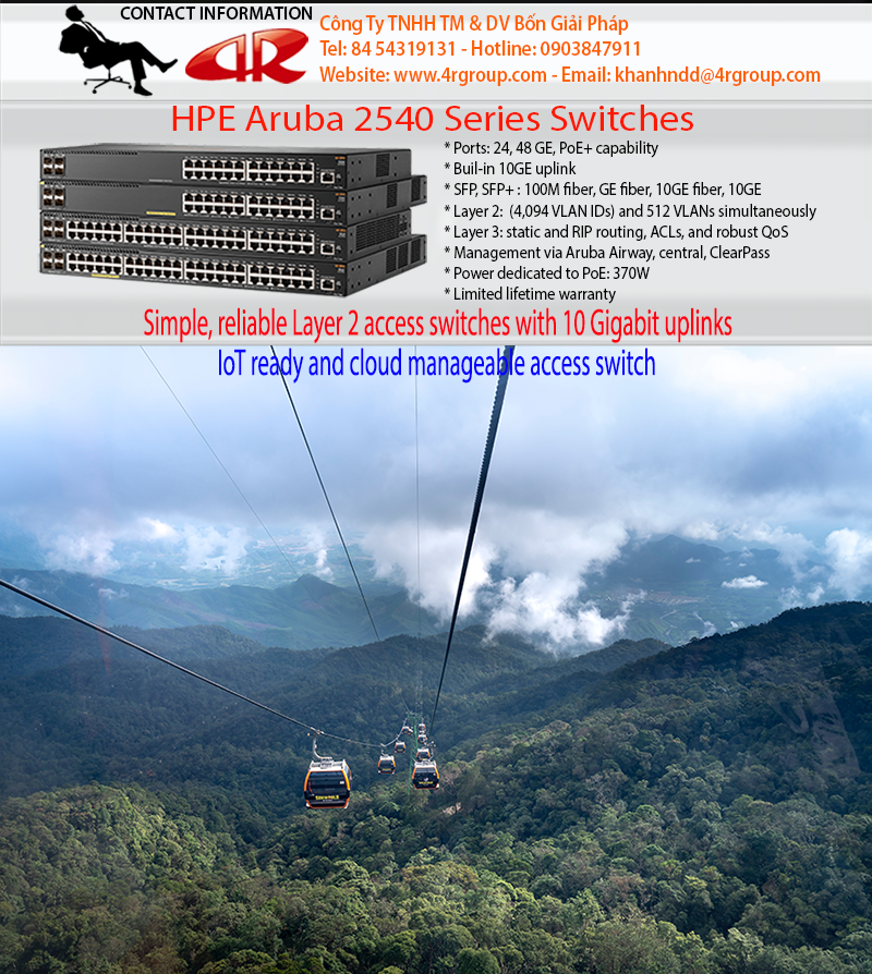 4RGROUP phân phối Cisco Switch, HPE Aruba Switch - 1