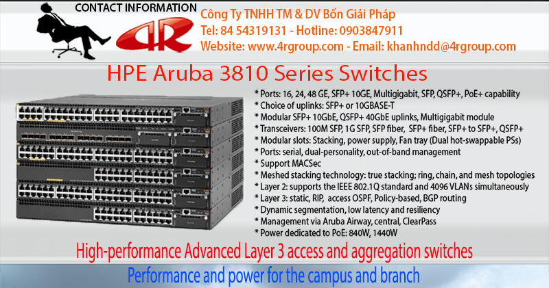HPE Aruba 3810 Switches Series